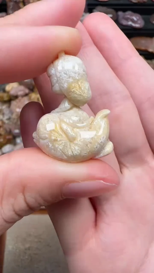 颈饰未镶嵌硅化珊瑚(珊瑚玉)030