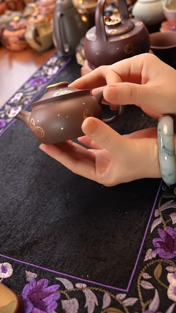 茶壶紫砂钱多多碗瓦