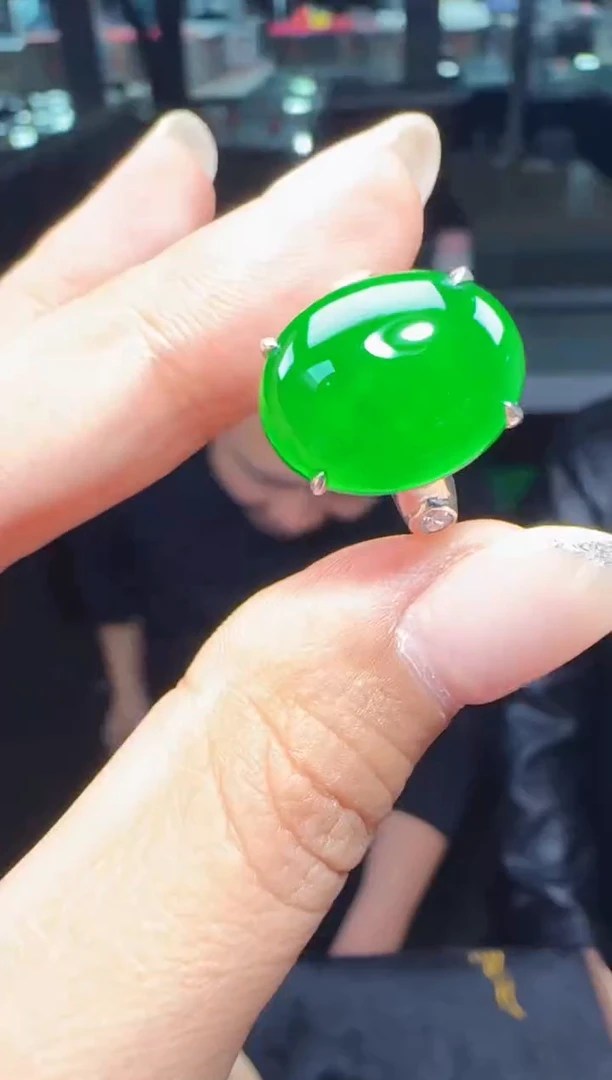 未镶嵌定制翡翠翡翠戒指143