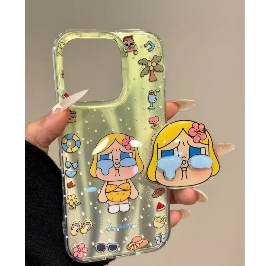 诚星泽夏日泳装哭娃适用苹果16/15/14/13/12新款iPhone11手机壳软