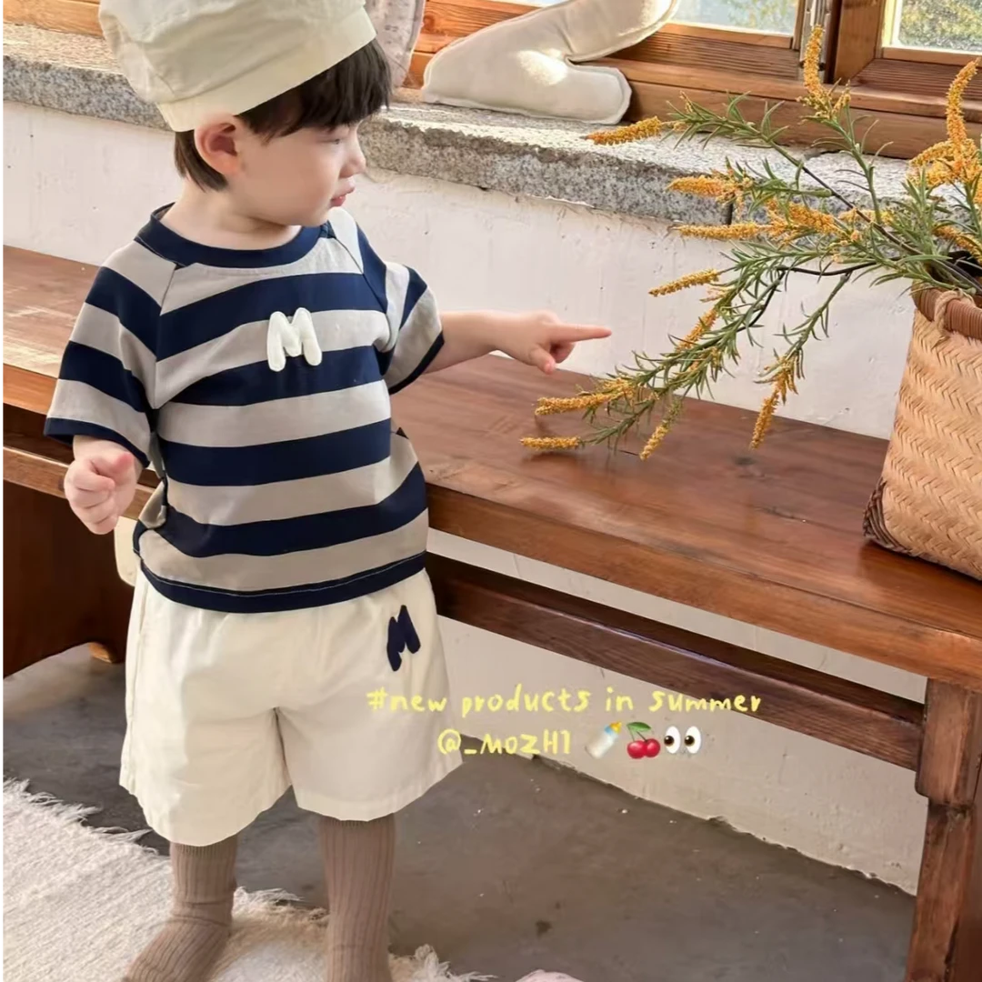 52216-MZ条纹儿童套装