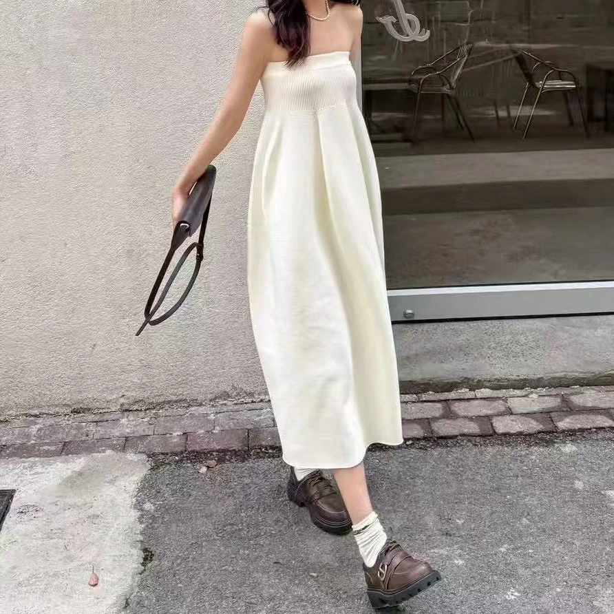 CFCL设计师品牌气质款抹胸裙S71Q037