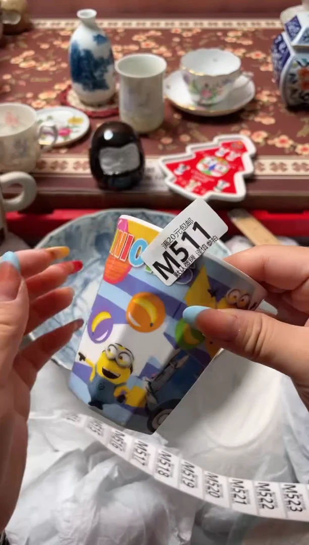 瓷片楼**白瓷器瓷器M511