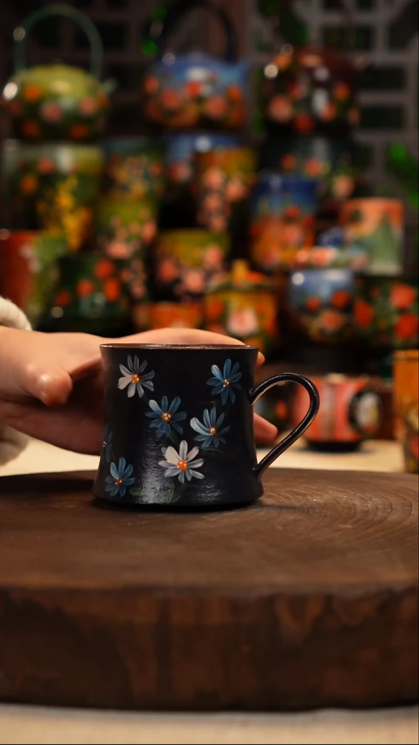 油画   釉下彩   杯子