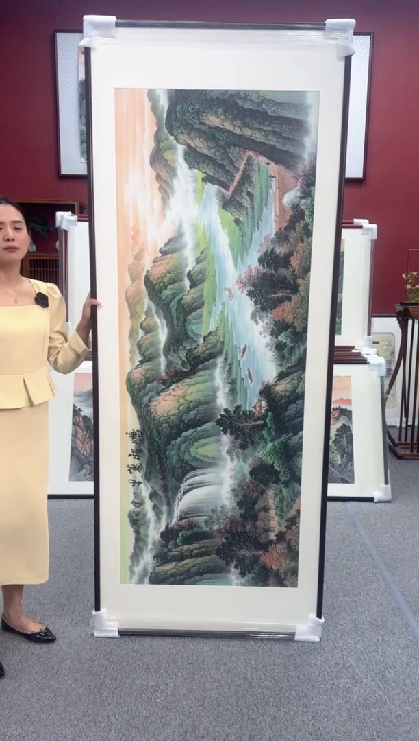 国画手绘 鹏程万里  219*88