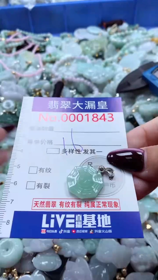 吊坠(不含链)未镶嵌翡翠1843