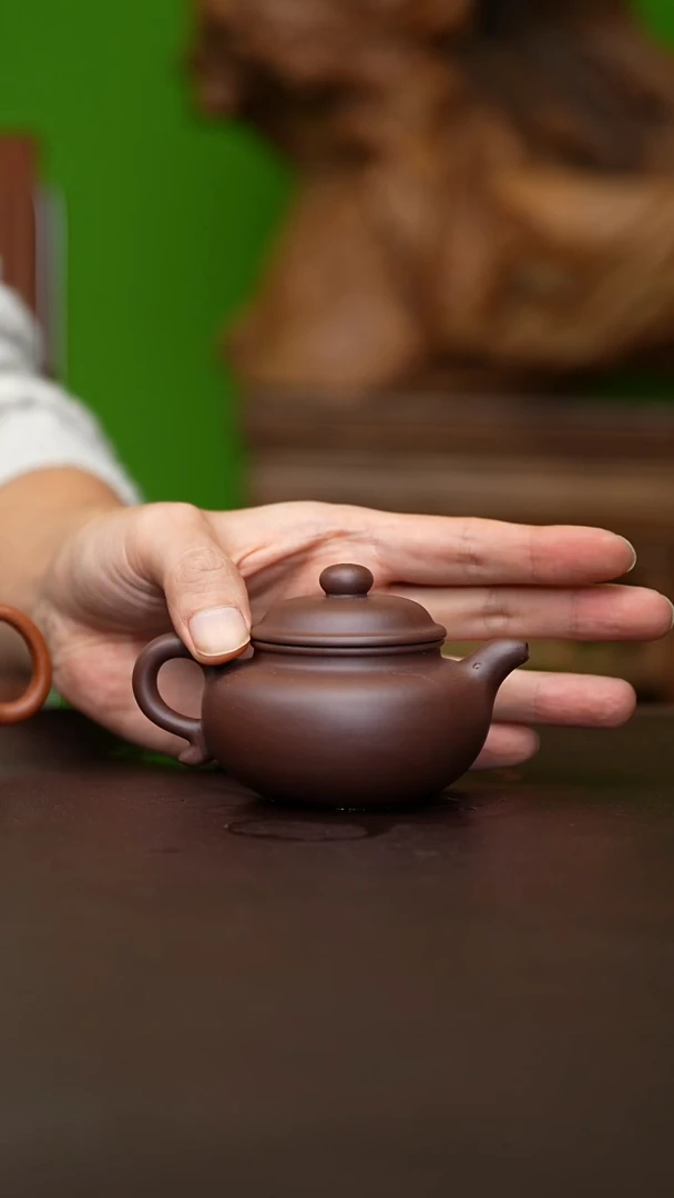 茶壶紫砂宜兴原矿02年老紫泥仿古150CC