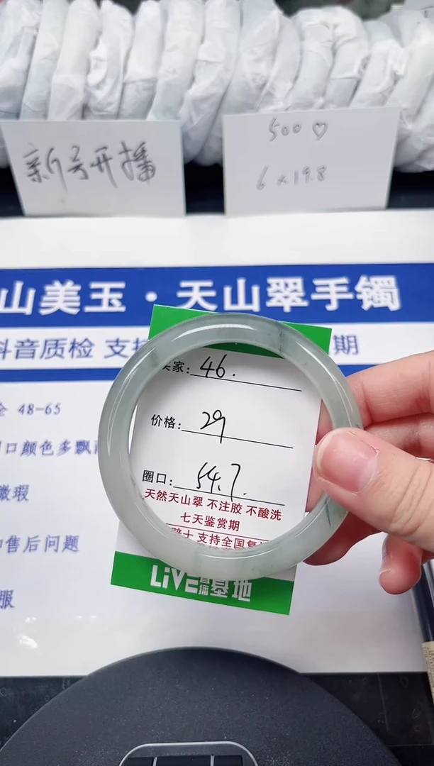 未镶嵌手镯石英质玉46-54/55