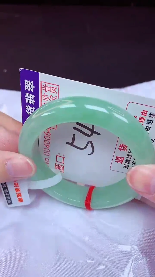 未镶嵌手镯翡翠54（48小时鉴赏期 ）