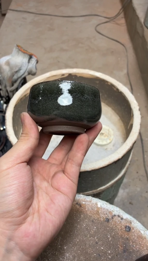 茶盏真柴烧建盏换点柴火