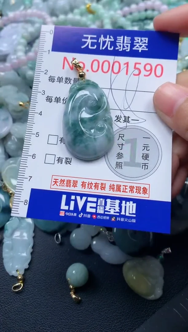 颈饰未镶嵌翡翠1590
