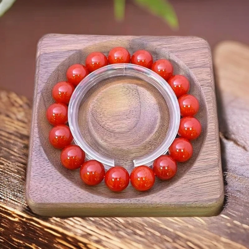 【佳玺珠宝】569 精美手串  樱桃红 10mm