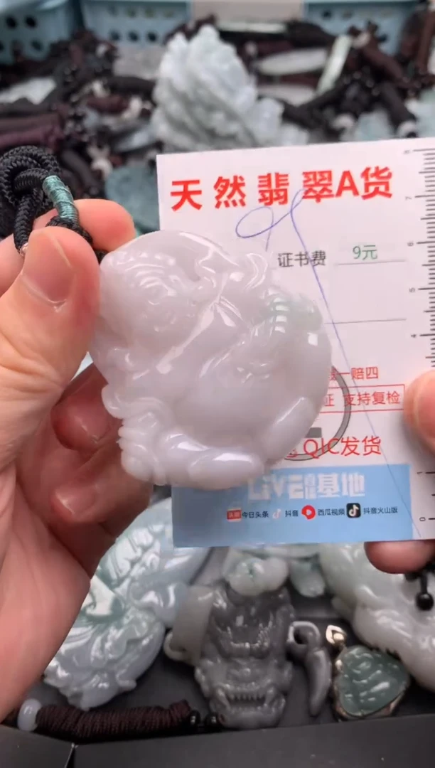 翡翠未镶嵌吊坠(不含链)1