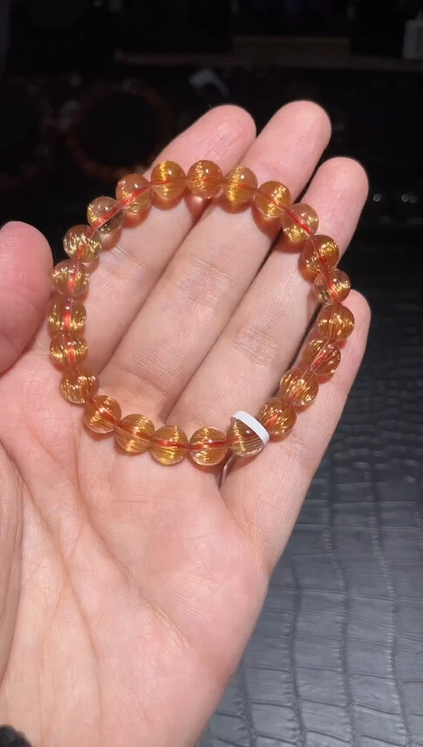 【闪购商品】水晶手链未镶嵌发晶单圈A8（多样性发其一）