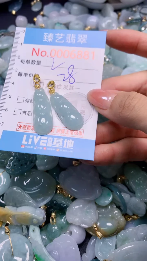 颈饰未镶嵌翡翠6881