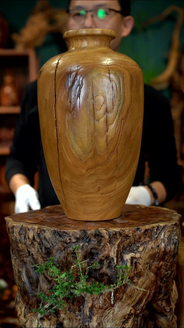 枣木喵*哈榆木花瓶【非枣木】