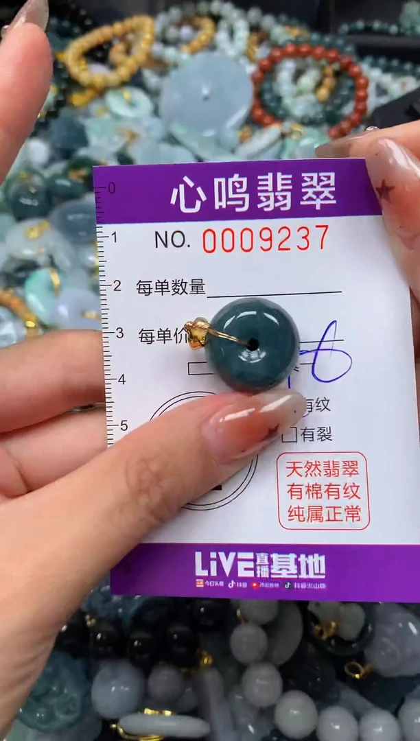 翡翠未镶嵌颈饰闪购008237