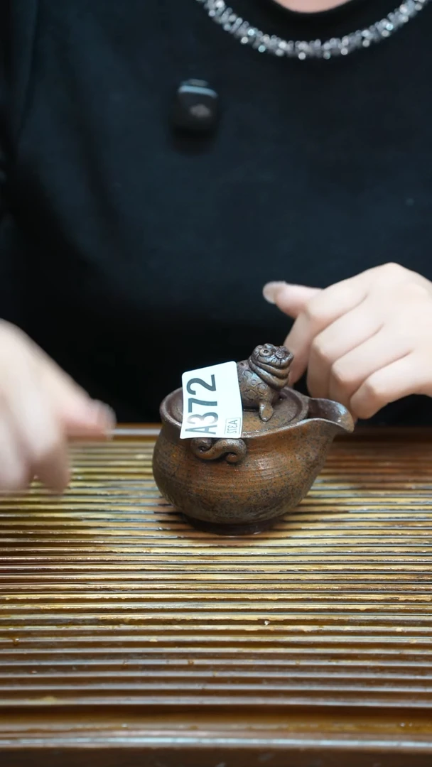 万古烧粗陶手工茶具