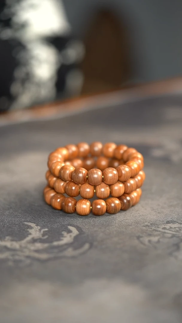 【闪购商品】柏木（崖柏）手串/手链陈化甘油料苹果珠12mm单圈