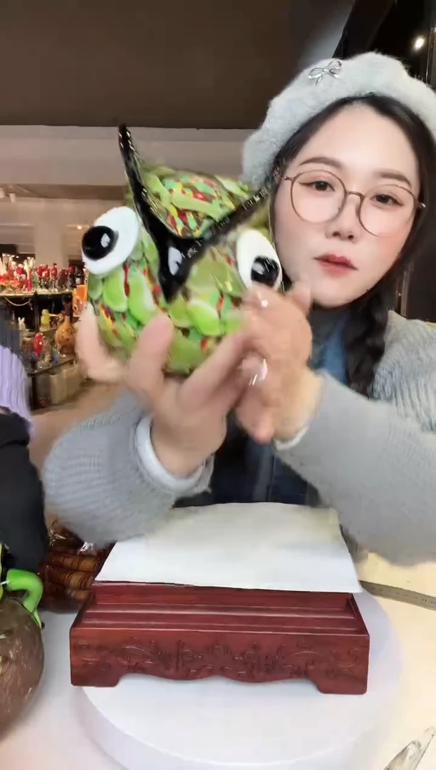 【闪购商品】茶盏琉璃摆件家居摆件