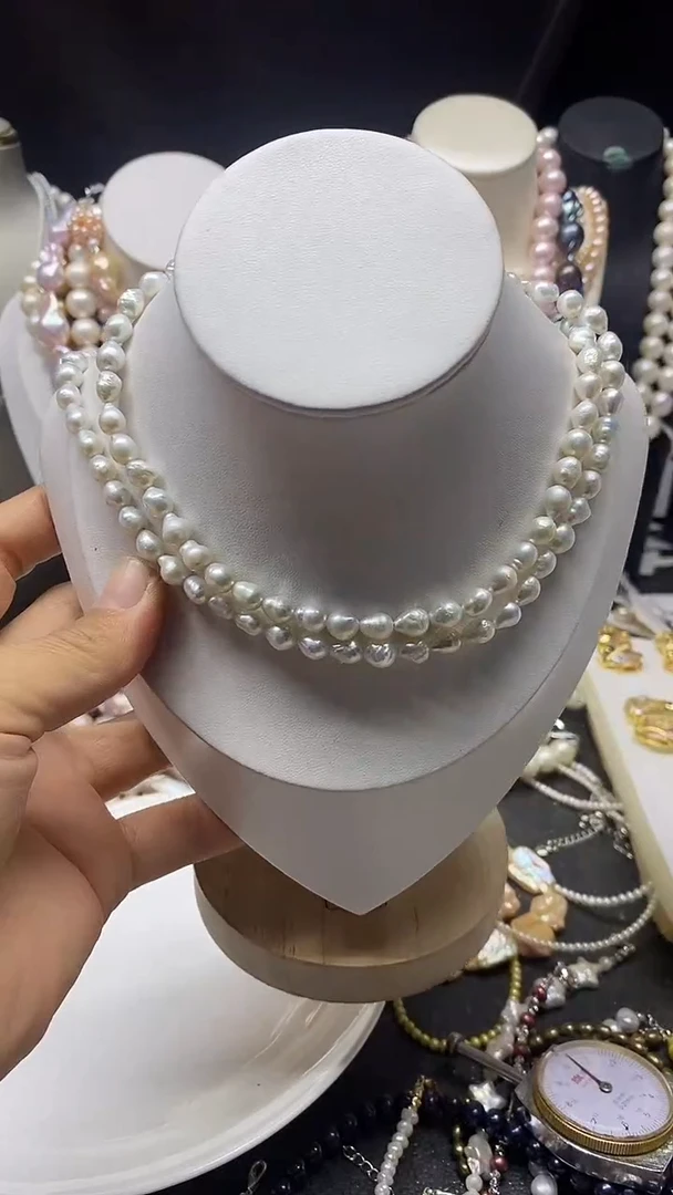 颈饰未镶嵌淡水珍珠多人