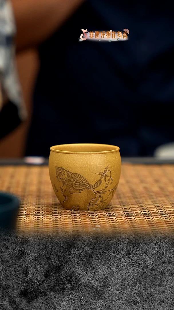 茶壶紫砂紫砂 宜兴紫砂 TZ 猫蝶