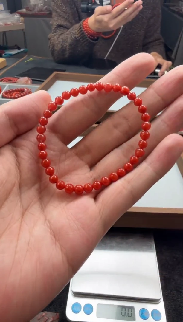 未镶嵌手链南红玛瑙锦红