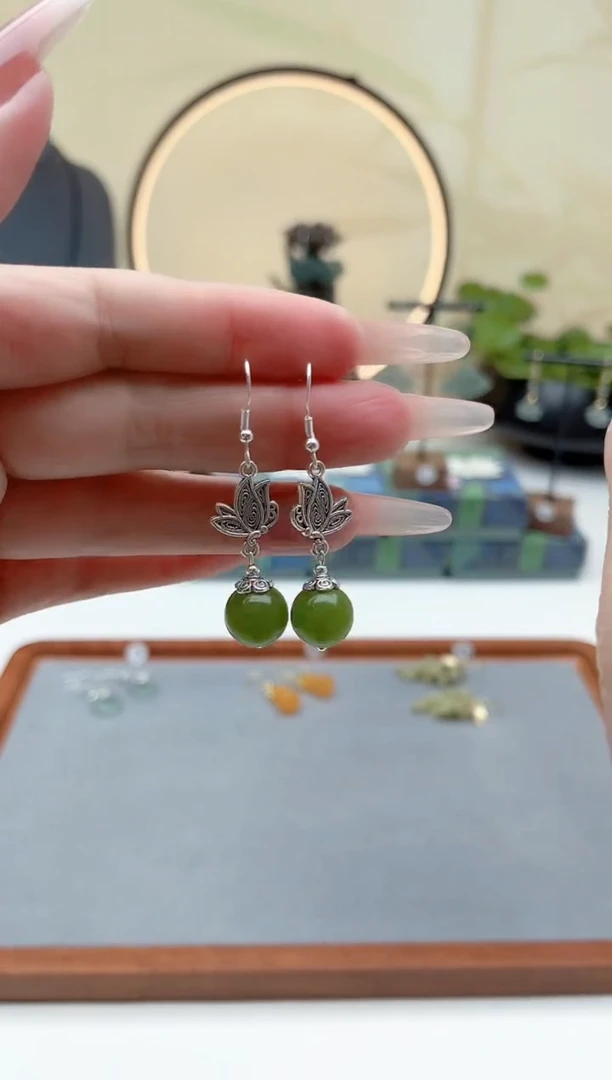 未镶嵌耳饰玛瑙/玉髓682