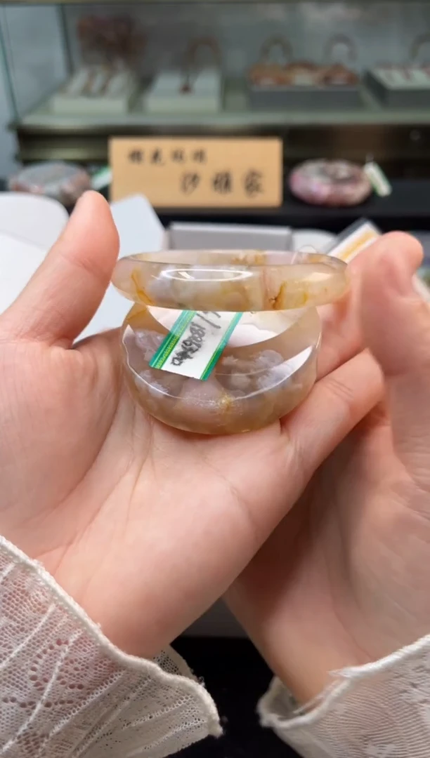 未镶嵌手镯石英质玉56圈口（赠品镯心）1886340