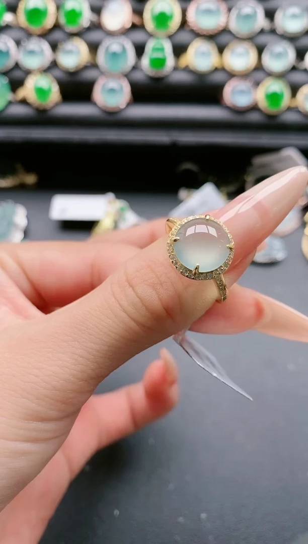 【闪购商品】翡翠戒指银S925镶嵌11111111