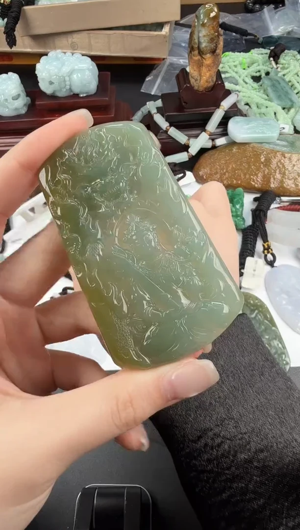 吊坠(不含链)未镶嵌翡翠翡翠饰品-146