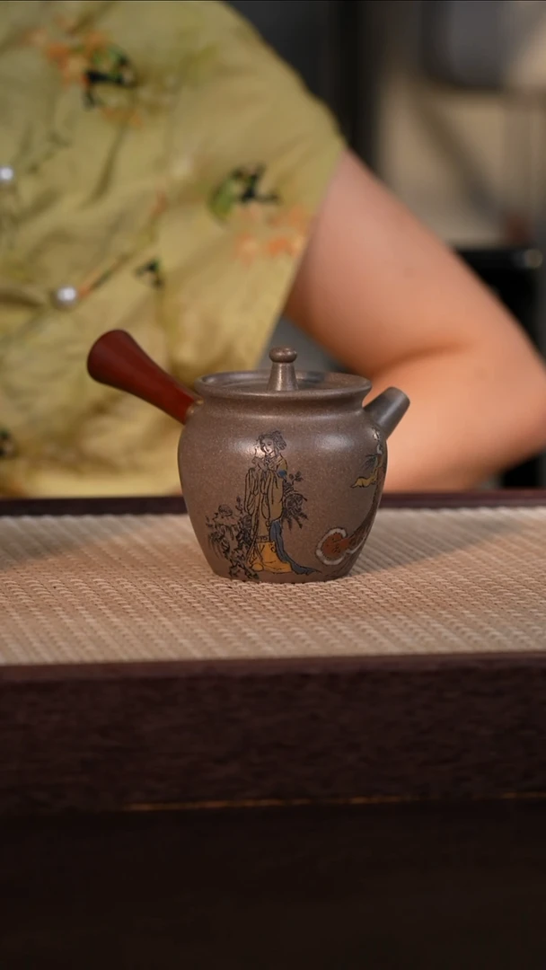 茶壶紫砂青段 210cc