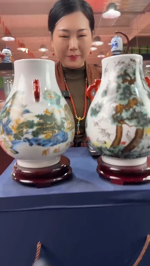 摆件陶瓷景德镇陶瓷摆件17