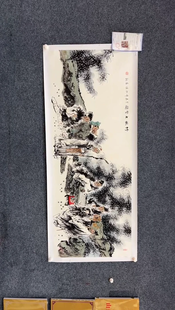 国画冯高翔-小六尺-25609m23