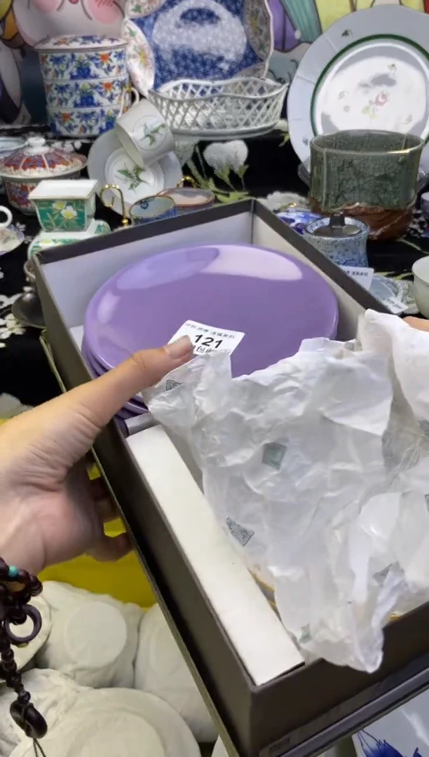 瓷片赵*囡瓷色工艺品品品品121