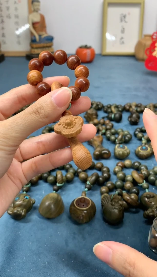 【闪购商品】柏木（崖柏）把件高油料 如意