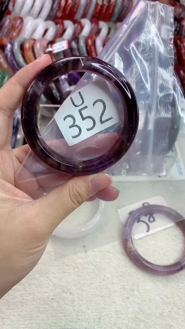 水晶手镯未镶嵌U352-56