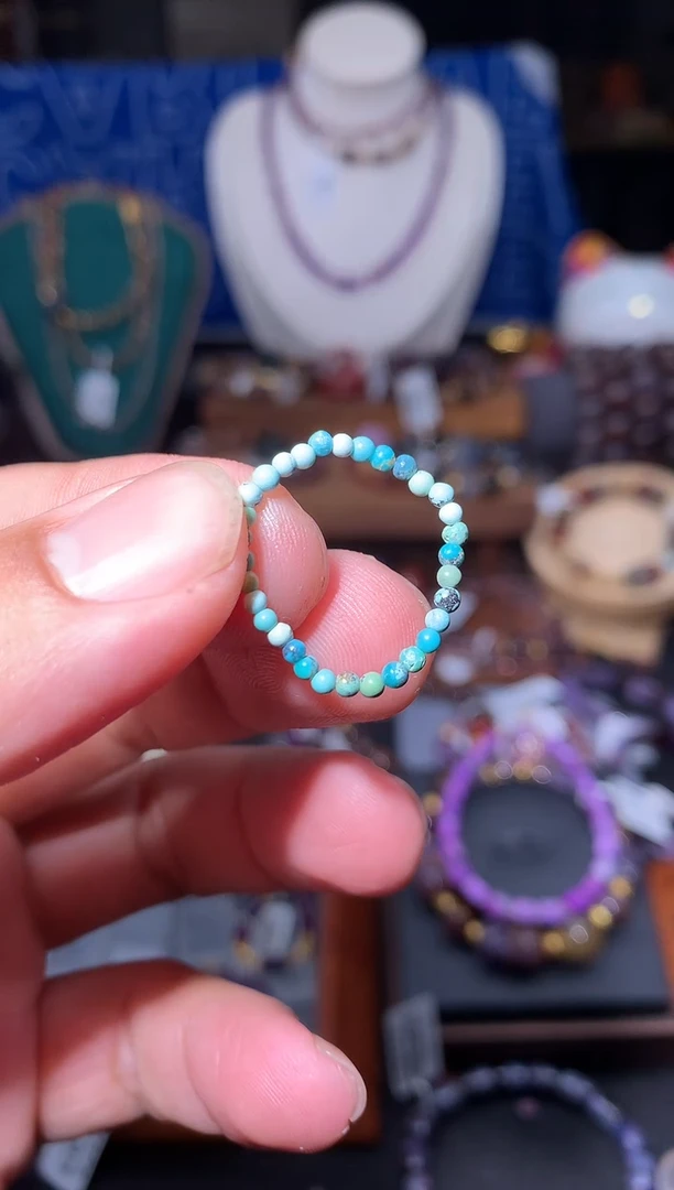 未镶嵌珠宝半成品水晶绿松原矿戒圈