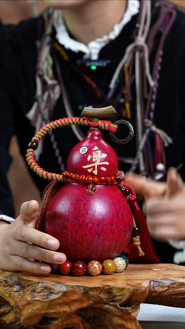 【闪购商品】392—光岳葫天然大漆酒葫芦不含漆珠