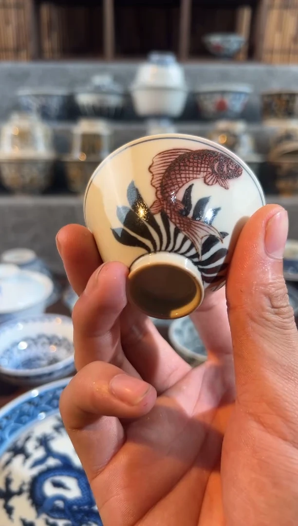 1581天禄言瓷纯手绘茶器