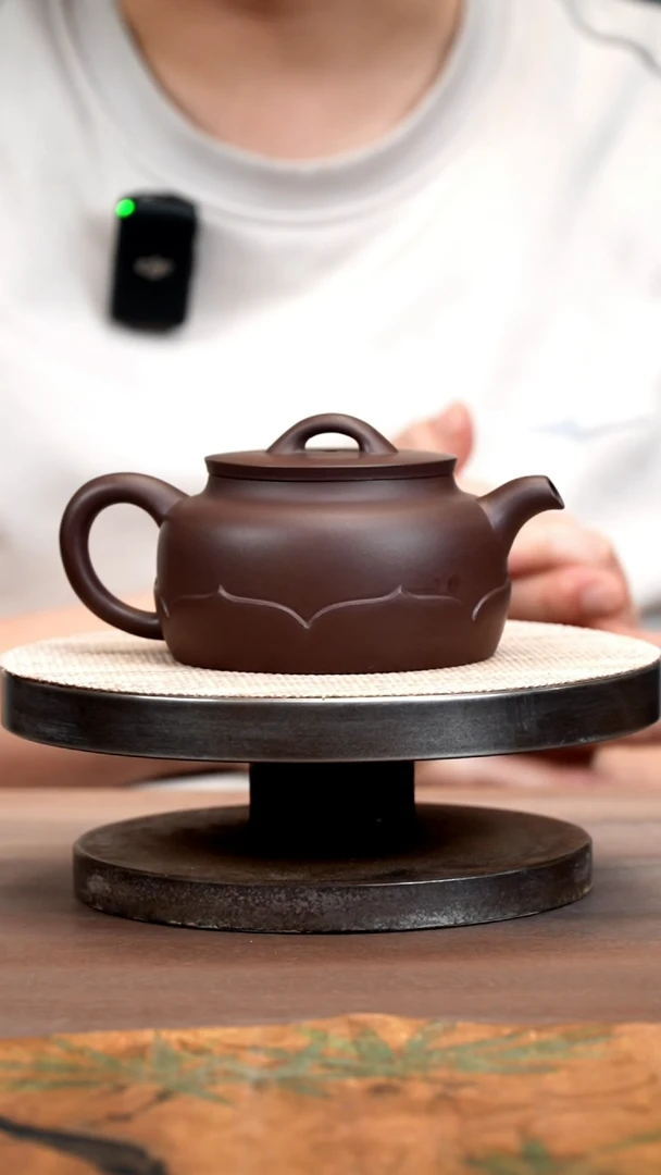 【闪购商品】紫砂茶壶茄皮紫梵莲