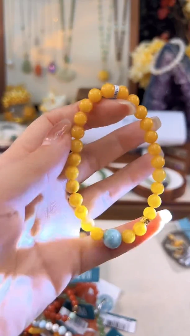 手饰琥珀未镶嵌@@B902J018012