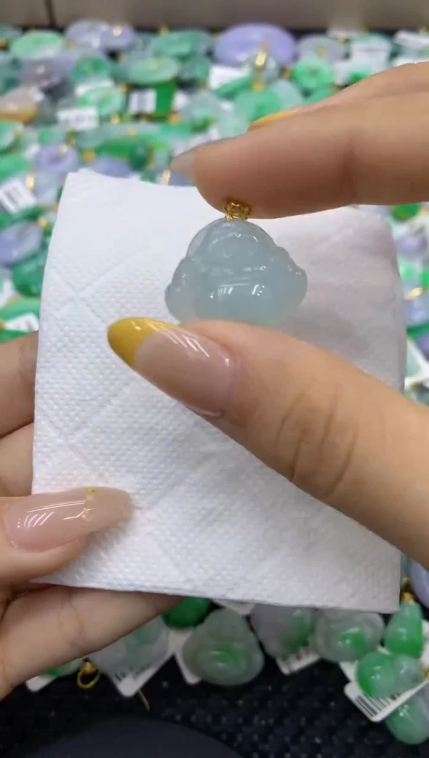 颈饰未镶嵌翡翠天然缅甸翡翠A货