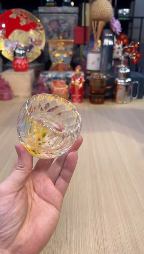 171卡普拉黄色猫咪杯