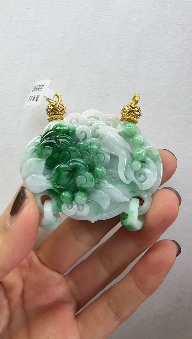 颈饰未镶嵌翡翠国风翡翠
