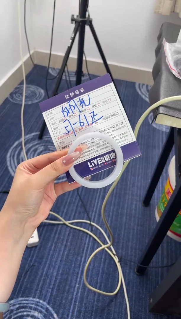 未镶嵌手镯定制翡翠茉*定制手镯DZS/XCZB2【白月光】