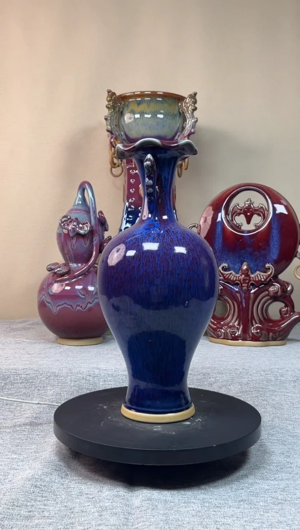 摆件神垕钧瓷收藏工艺品