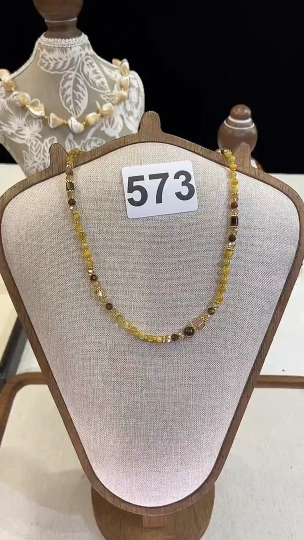 项链钛钢淡水珍珠573