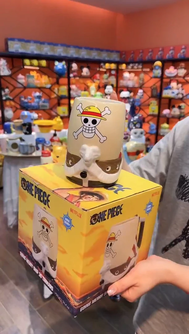 瓷片@@海贼王梅丽号水杯