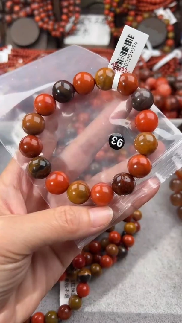 南红玛瑙手串未镶嵌13+